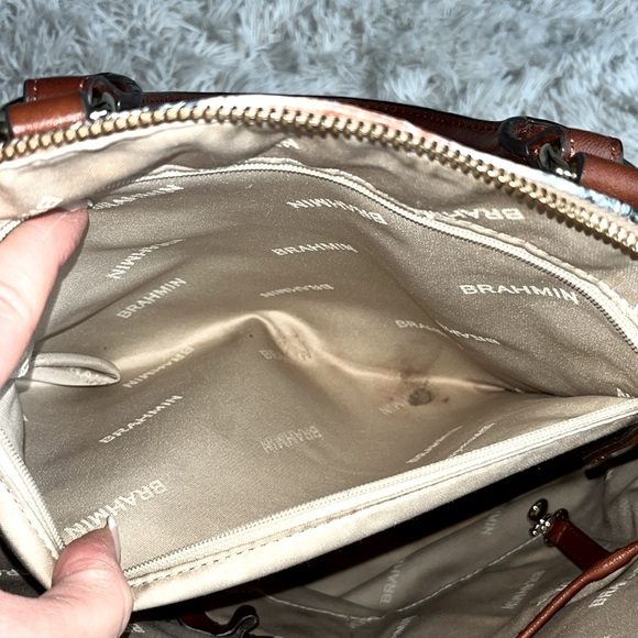 Gorgeous Brahmin Large Duxbury Satchel Bag - Picture 7 of 16